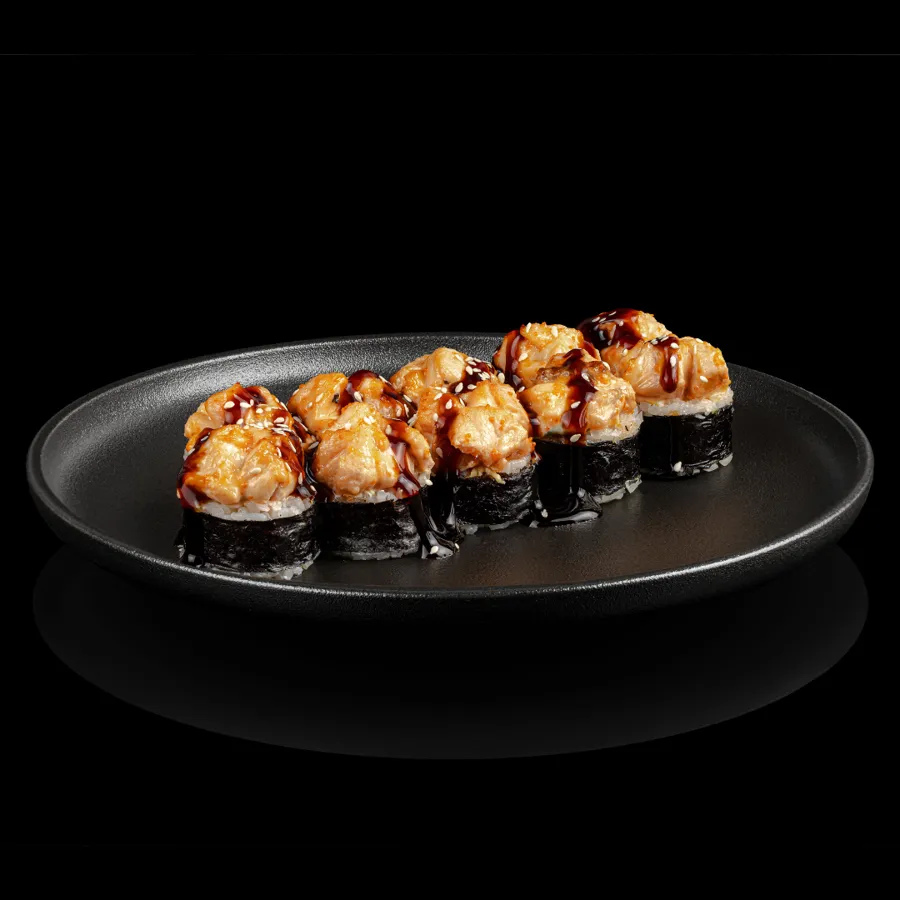 Запеченный с лососем