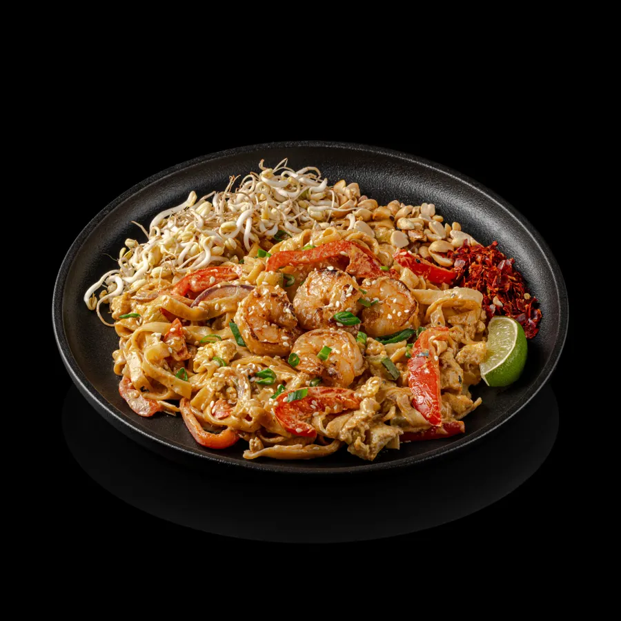 Пад Тай в соусе Том Ям