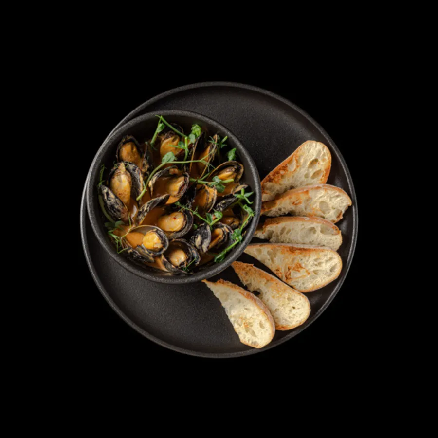 Мидии в соусе Том Ям