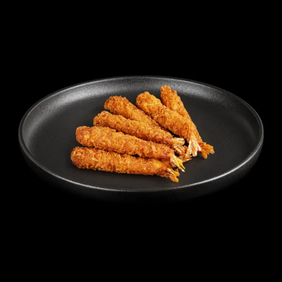 Хрустящие креветки темпура 