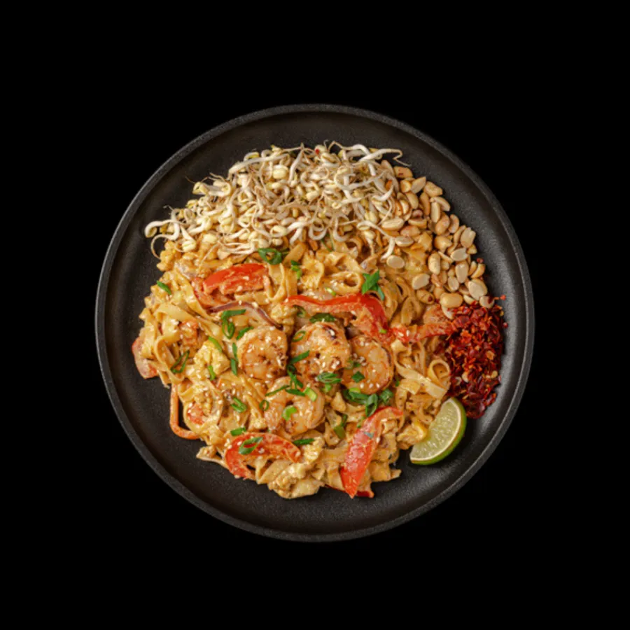 Пад Тай в соусе Том Ям