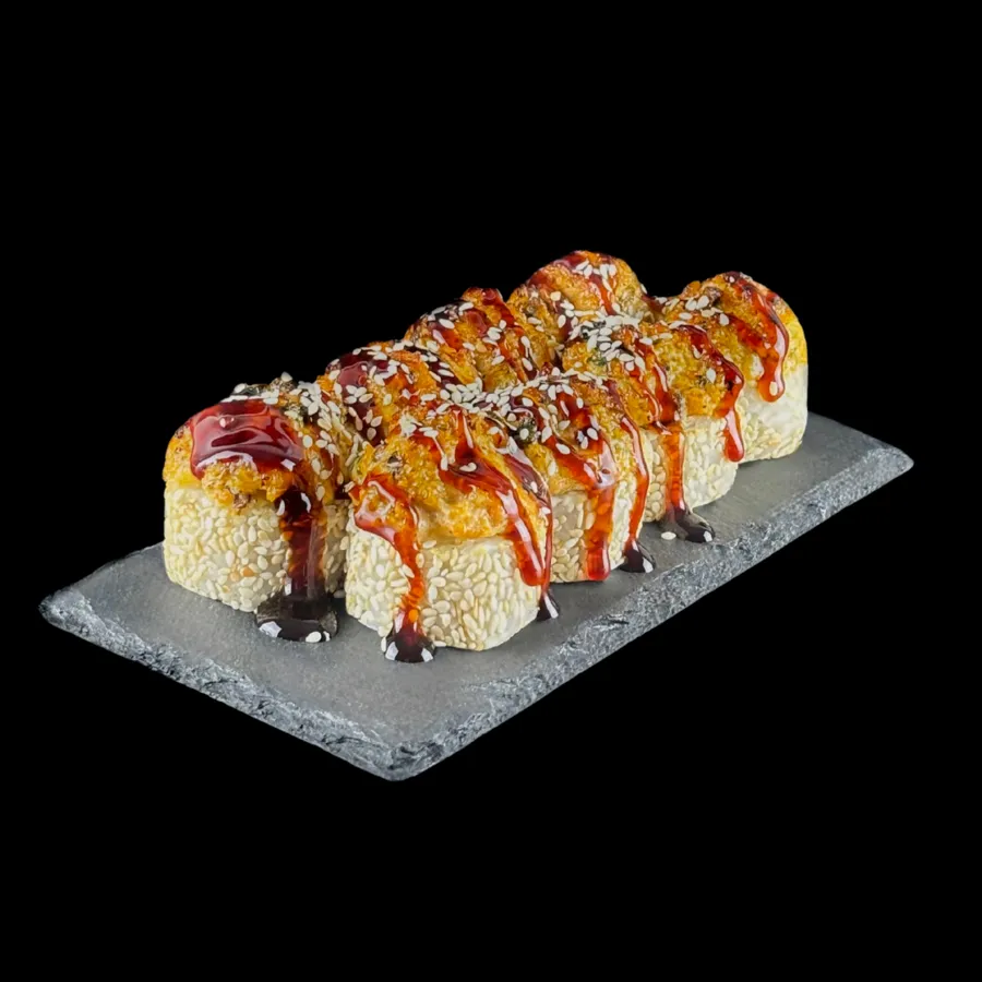 Запеченный с цыпленком спайси